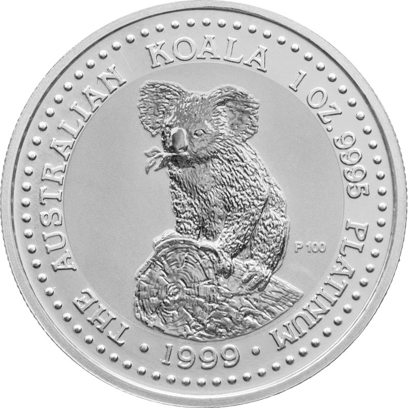 Koala platino in Platino